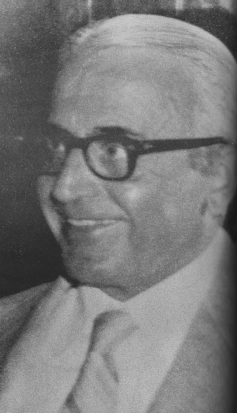 Portrait of Dr. Anthony G. B. Borden, 1972.