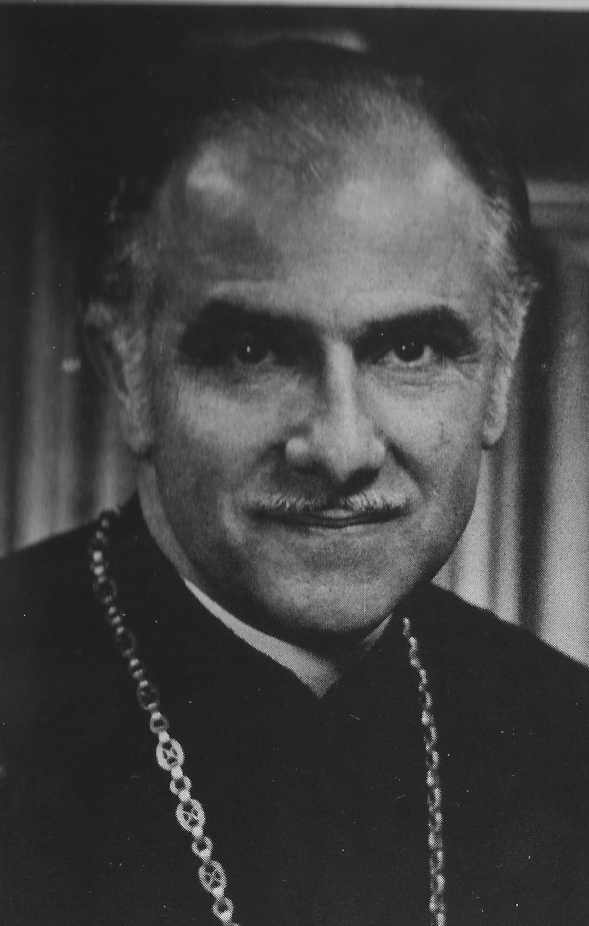 Portrait of Reverend John A. Limberakis, 1972.